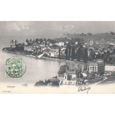 Clarens vers 1900 - Suisse